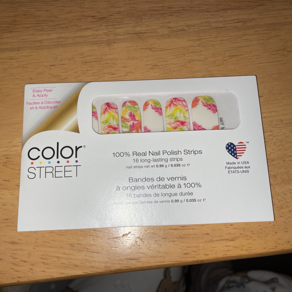 Color street nail polish strips frond of you which is a retired set